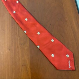 ROTTERDAM HOLLAND Logo Silk NECKTIE Tie  Red by Euro Cravat